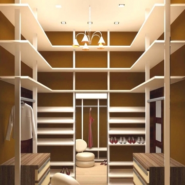 Натяжной потолок в гардероб